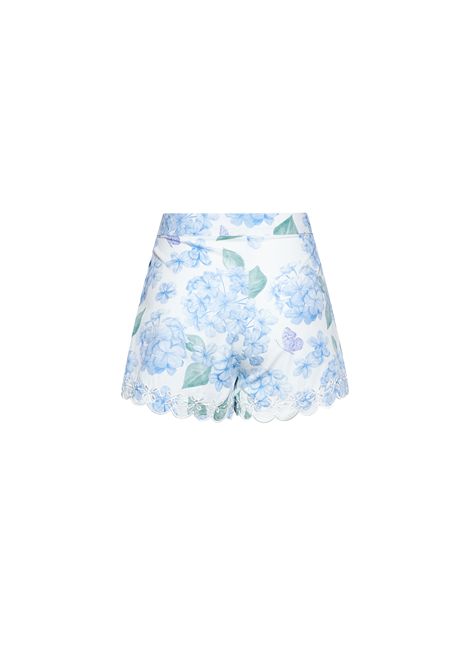 Shorts con orlo a smerlo ROBERTO CAVALLI KIDS | CGP26008SHMF1PLUMBAGO